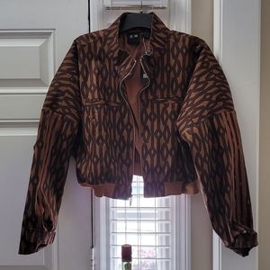 Ivy Park Cropped Monogram Jacket